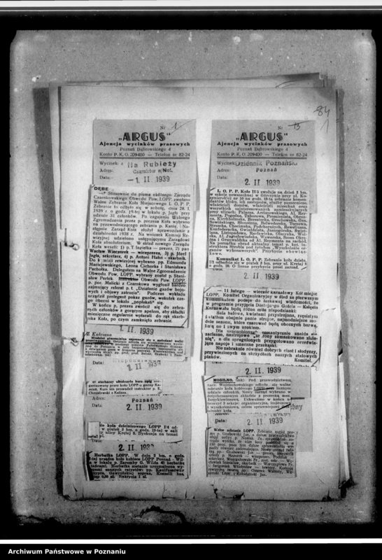 Obraz 5 z jednostki "Wycinki prasowe dotyczące działalności Ligi Obrony Powietrznej i Przeciwgazowej w Poznaniu"