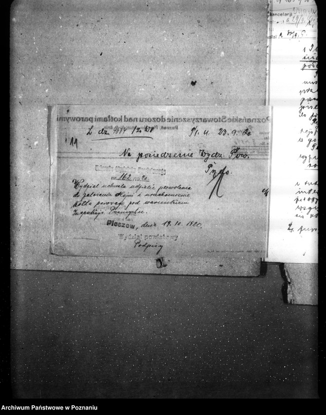 Obraz 15 z jednostki "Udzielenie koncesji na uruchomienie kotła parowego Pleszewskiej Wytłoczni Oleju"