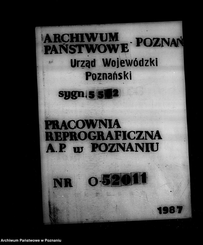 Obraz 1 z jednostki "Zjednoczone Fabryki Przeróbki Drzewa Bystrzyckiego w Orzechowie powiat wrzesiński nr woj. 1868"