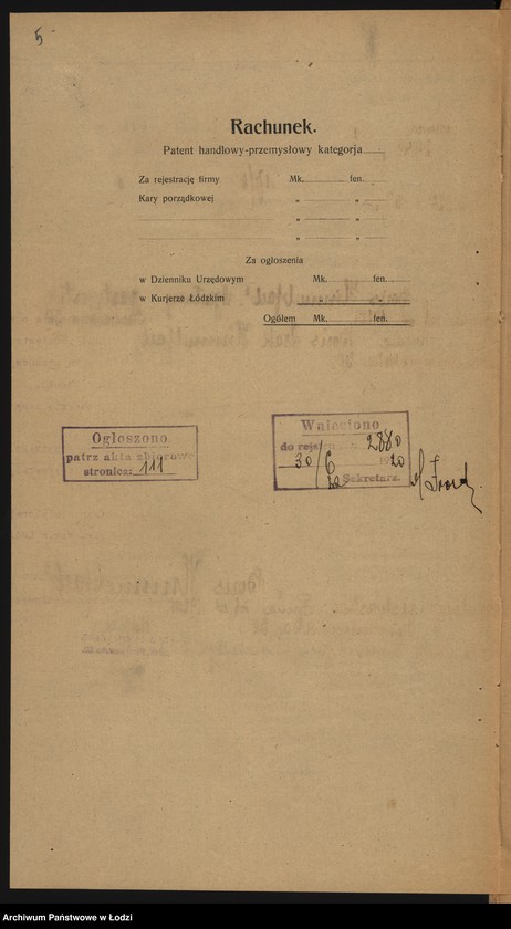Obraz 7 z jednostki "Boris Izak Himmelfarb – agentury i zastępstwa"