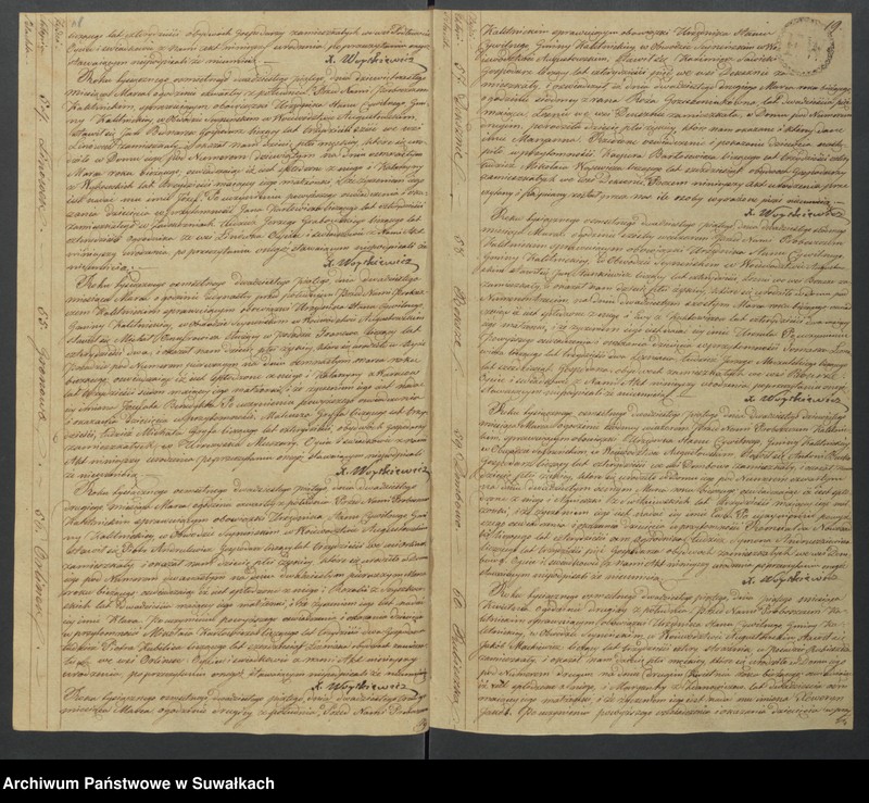 image.from.unit.number "Akta Urodzonych Urzędnika Stanu Cywilnego Gminy Kaletnickiey, od dnia 1-go Stycznia 1825 r. do dni ostatnich Grudnia tegoż Roku"