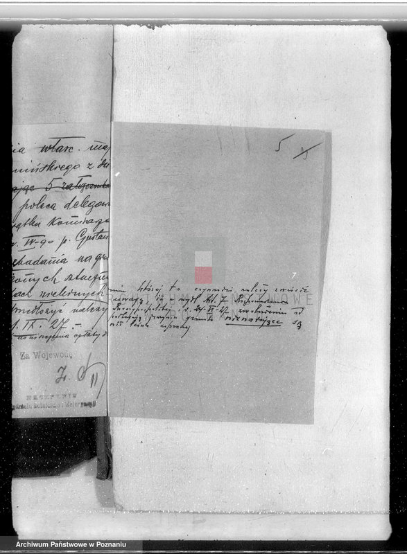 Obraz 9 z jednostki "Sprawa zmiany rodzaju użytkowania 426,34 ha gruntów leśnych w majątku Gosławice powiat koniński celem utworzenia deputatu rolnego dla staży leśnej"