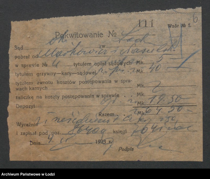 Obraz 8 z jednostki "J.Markowicz i Nasielski- zakład meblarski"