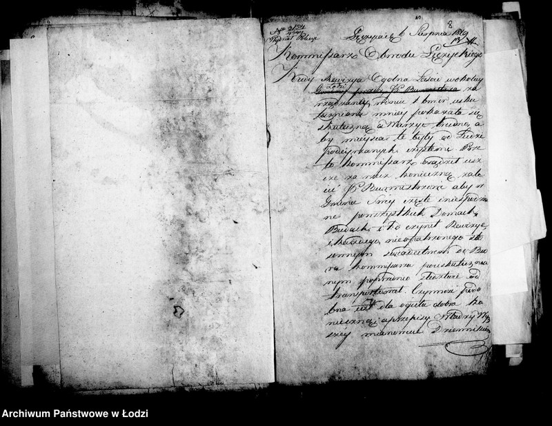 Obraz 10 z jednostki "Akta tyczące się obław i nadzwyczajnych rewizji"