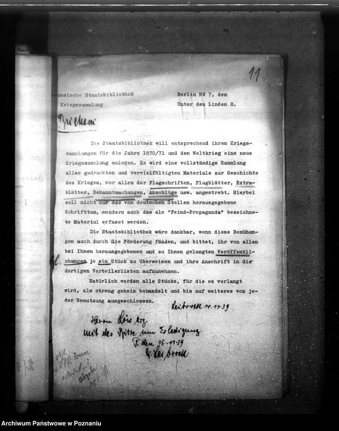 Obraz 15 z jednostki "Korespondencja w sprawie zarządzeń i ich przygotowania do publikacji w dzienniku urzędowym"