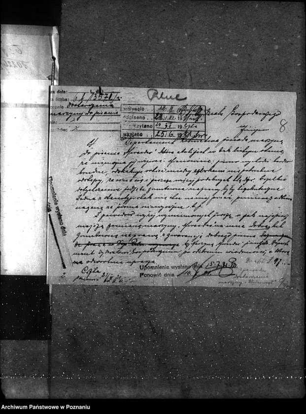 Obraz 12 z jednostki "Sprawy gospodarcze-ogólne maszyny do pisania"