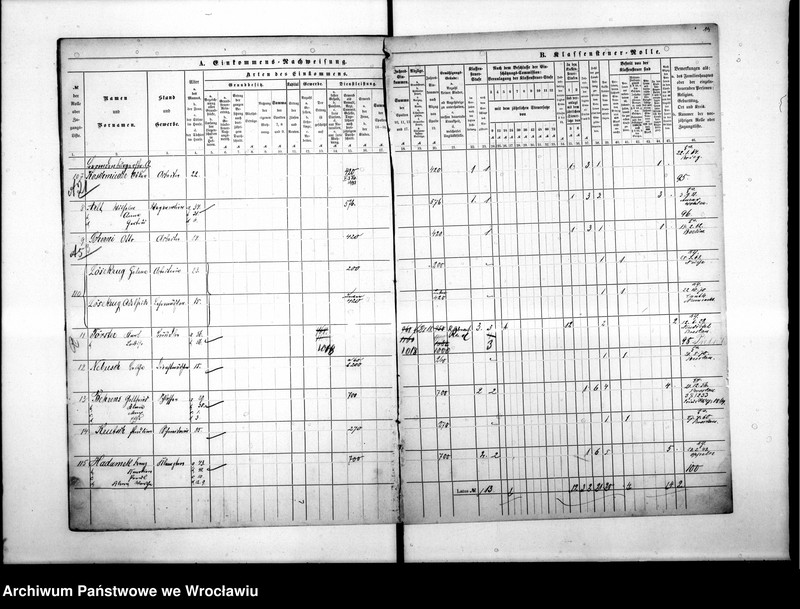 image.from.unit.number "Klassensteuerrolle nebst Eikommens - Nachweisung"