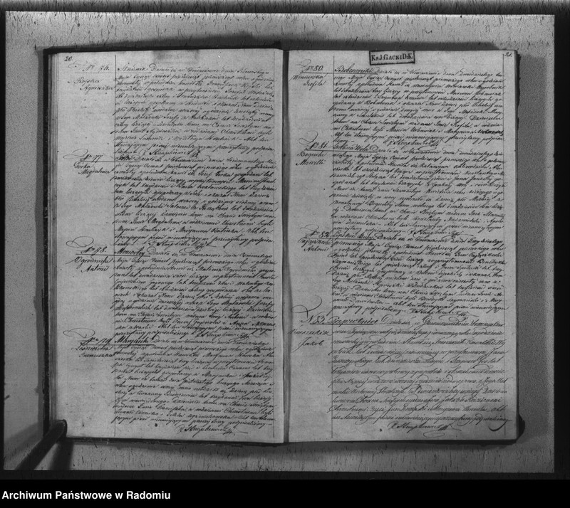 image.from.unit.number "Duplikat akt urodzonych, zaślubionych i zmarłych z parafii Głowaczów na rok 1851"