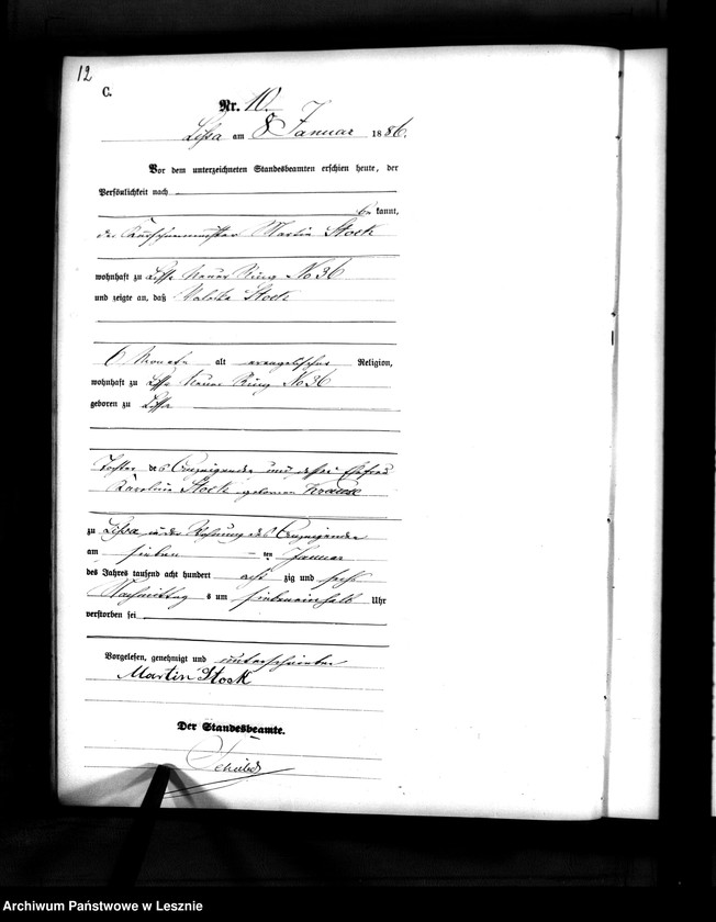 Obraz 11 z jednostki "[Księga zgonów]"