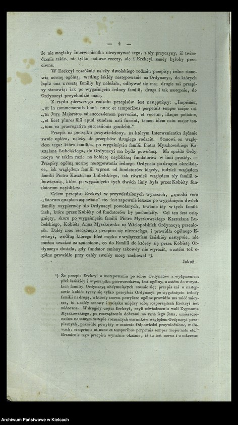 image.from.unit.number "Mapy genealogiczne Myszkowskich, Wielopolskich, wraz z opisem początku Ordynacji"