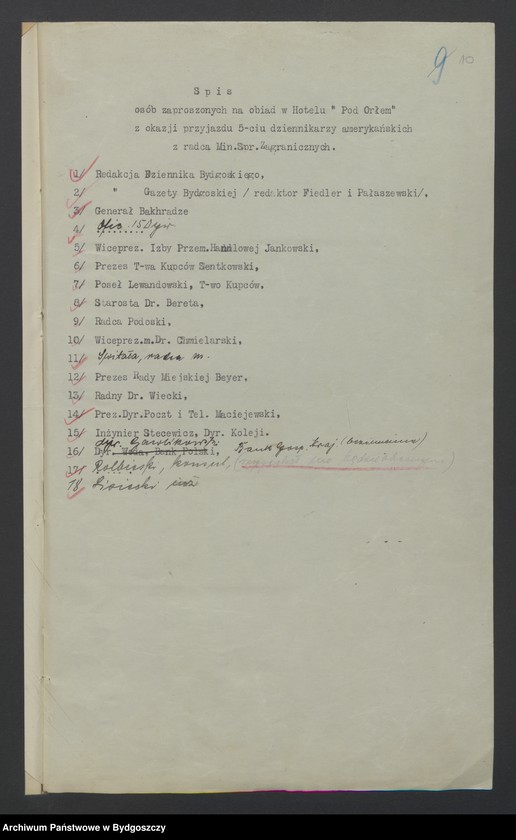 image.from.unit.number "Przyjęcia [imprez, wycieczek, dziennikarzy zagranicznych, studentów czeskich, rachunki]"