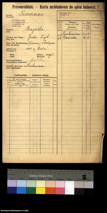 image.from.unit.number "[Spis ludności Łodzi] Fiszerman - Flaszek"