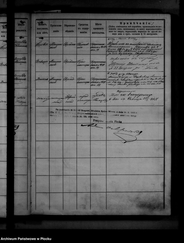 image.from.unit.number "[Księga zamknięta ludności stałej miasta Płocka - ul. Grodzka nr 9]"