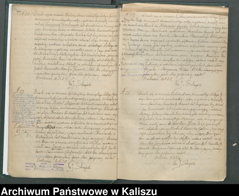 image.from.unit.number "Księga urodzeń, małżeństw i zgonów (duplikat) - tom I"