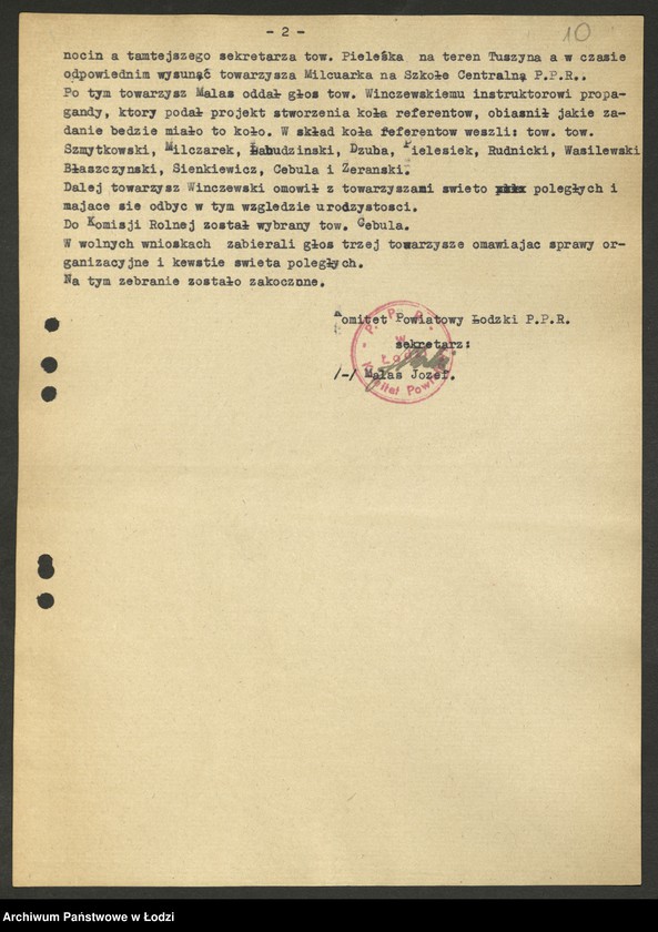 Obraz 11 z jednostki "[Plenum - protokoły i sprawozdania z posiedzeń]"