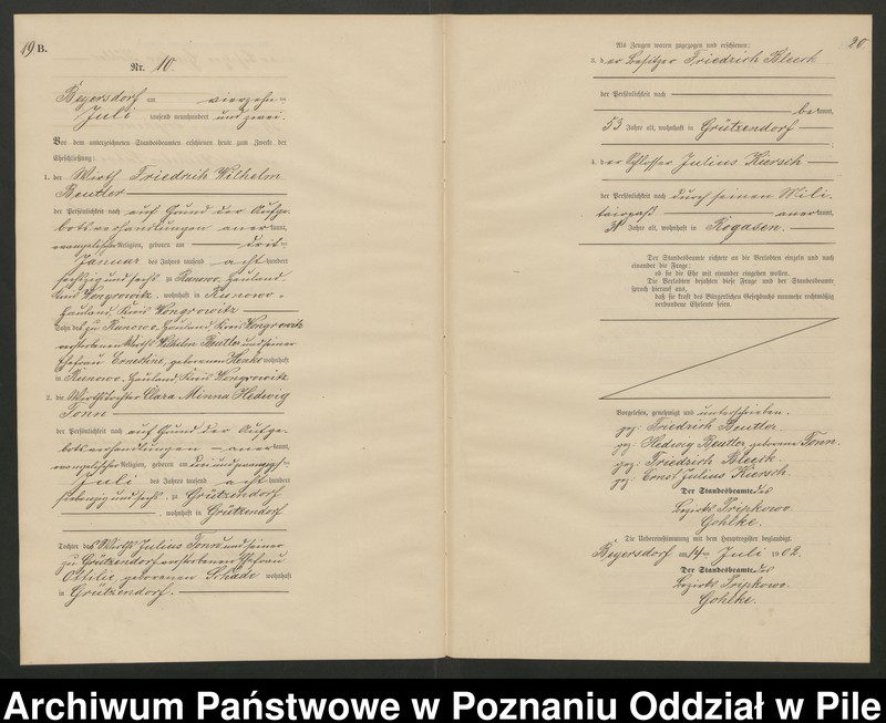 Obraz 13 z jednostki "Księga małżeństw"