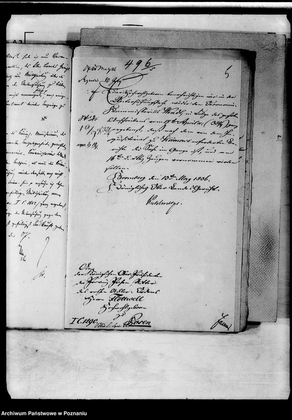 Obraz 9 z jednostki "Akta in Denuntiationssachen wider den Oekonomiekommissarius Wendt zu Wągrowiec."