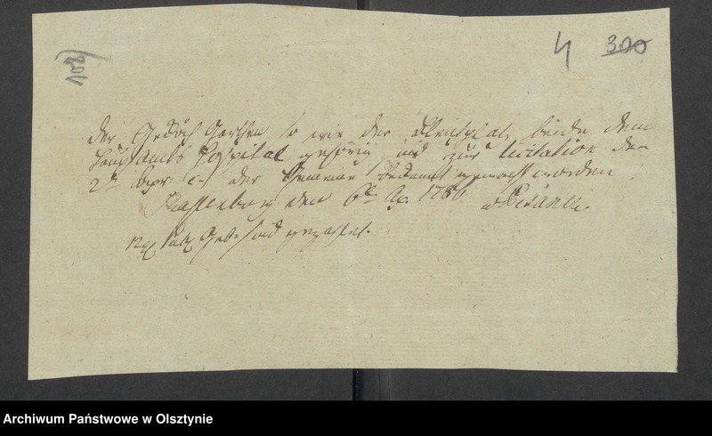 image.from.unit.number "Die Vermiethung des dem Rastenburschen Amts Hospital zugehörigen Bleickplatzes auch des Geköch=Gartens"