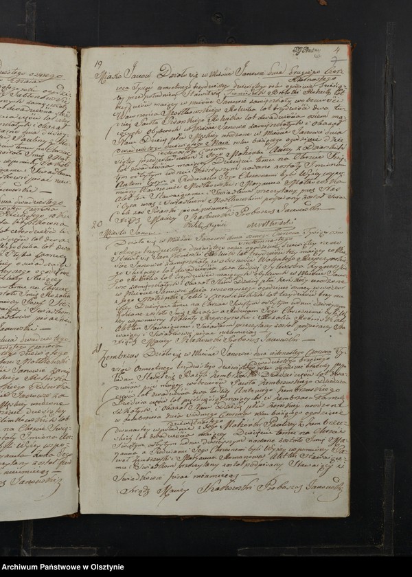 image.from.unit.number "Akta Urodzenia, Zeyscia y Małżeństw Gminy Janowskiey Powiatu Przasnyskiego Gubernij Płockiey 1839"