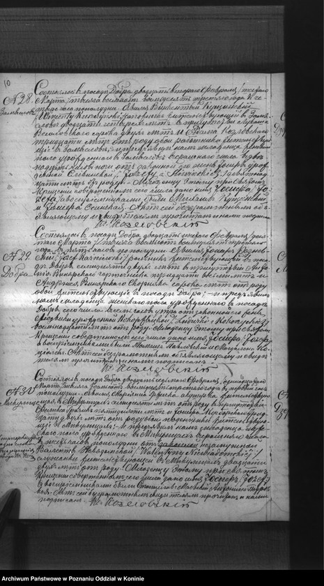 Obraz 12 z jednostki "Księga urodzeń, małżeństw, zgonów"