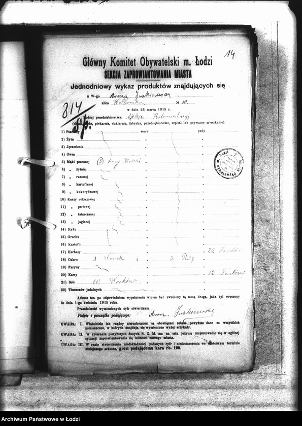 Obraz 17 z jednostki "Jednodniowy spis żywności"