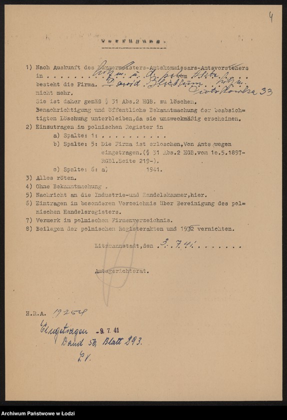 Obraz 6 z jednostki "Dawid Blicblum – sprzedaż wyrobów zegarmistrzowskich i zegarów metalowych"