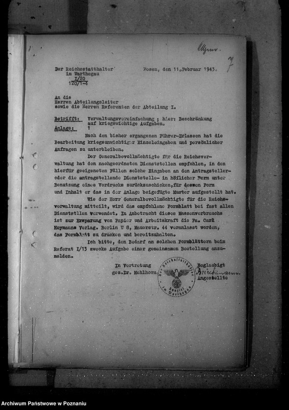 Obraz 11 z jednostki "Vereinfachungsmassnahmen- allgemein"