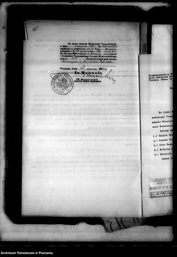 Obraz 19 z jednostki "/Stowarzyszenie Niemieckich Rolników/ Verein Deutscher Bauern"