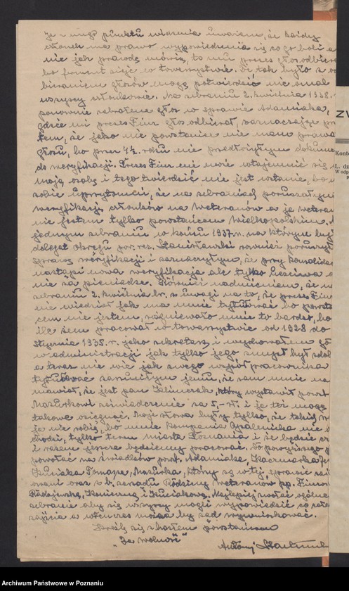 image.from.unit.number "Akta Sądu Honorowego Związku Powstańców Wielkopolskich."