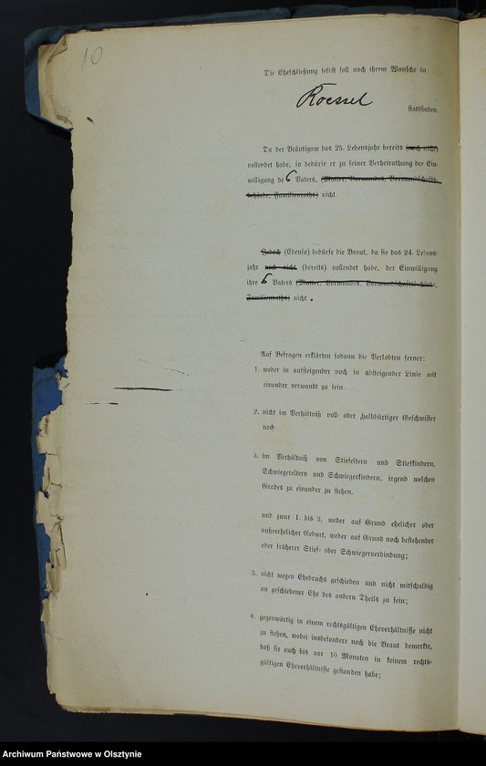 image.from.unit.number "Beläge zum Heiraths-Register"