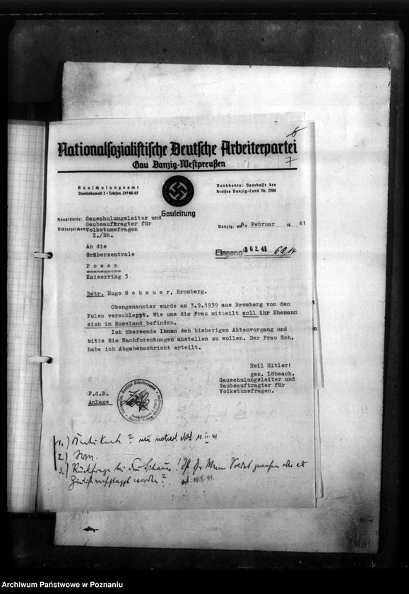 Obraz 11 z jednostki "Hugo Schaner aus Bromberg (Bydgoszcz)"