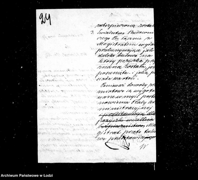 Obraz 20 z jednostki "Akta tyczące się pożyczki budowlanej Szmula Zaltzmana"