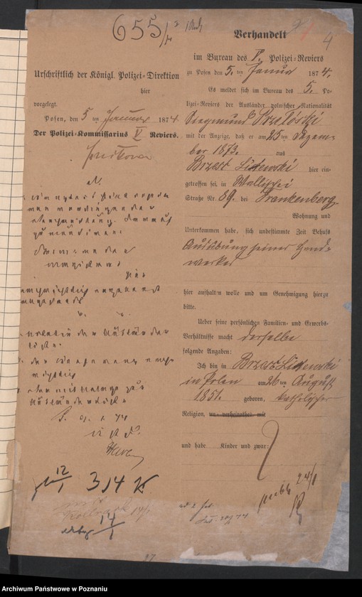 Obraz 8 z jednostki "A. betr. Überläufer Litt. A - Z"