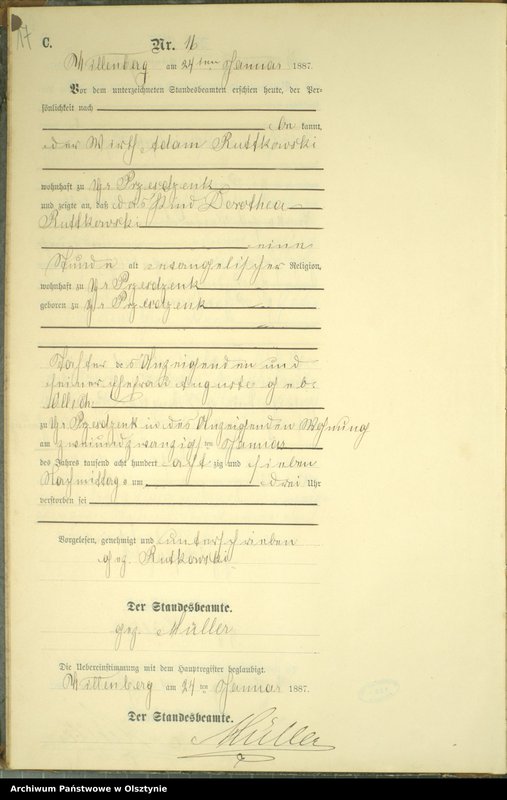 image.from.unit.number "Sterbe-Neben-Register Nr 1 - 168"