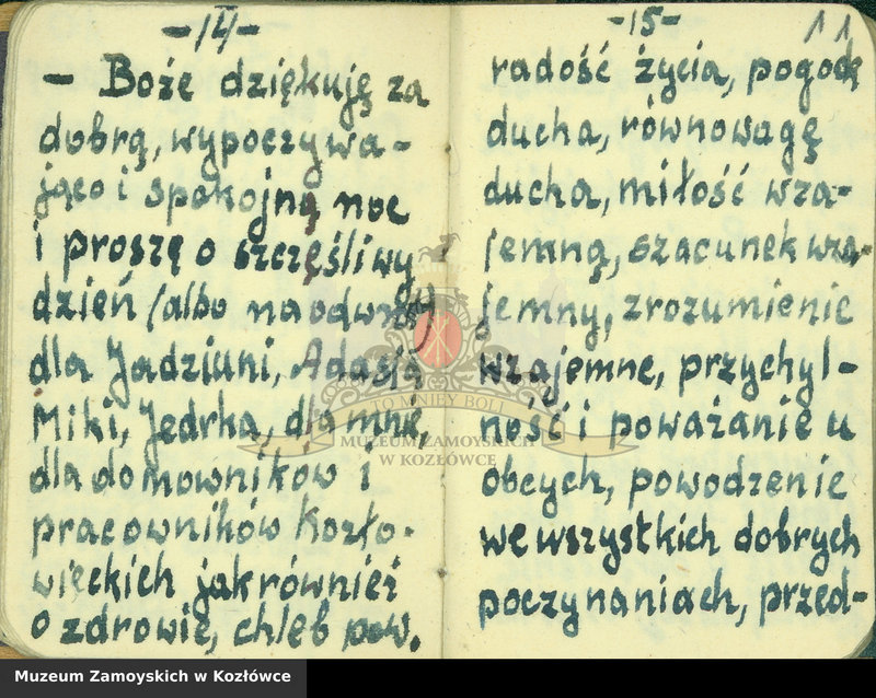Obraz 2 z kolekcji "Modlitewnik z Dachau Aleksandra Zamoyskiego111"
