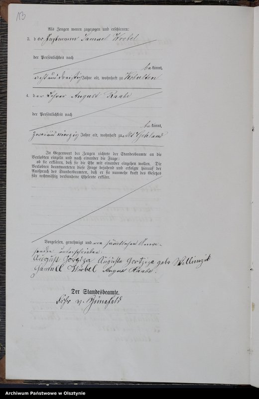 image.from.unit.number "Heiraths-Haupt-Register Nr 1 - 13"