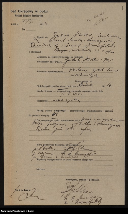 Obraz 3 z jednostki "Jakób Stiller i S-ka – prowadzenie tkalni"