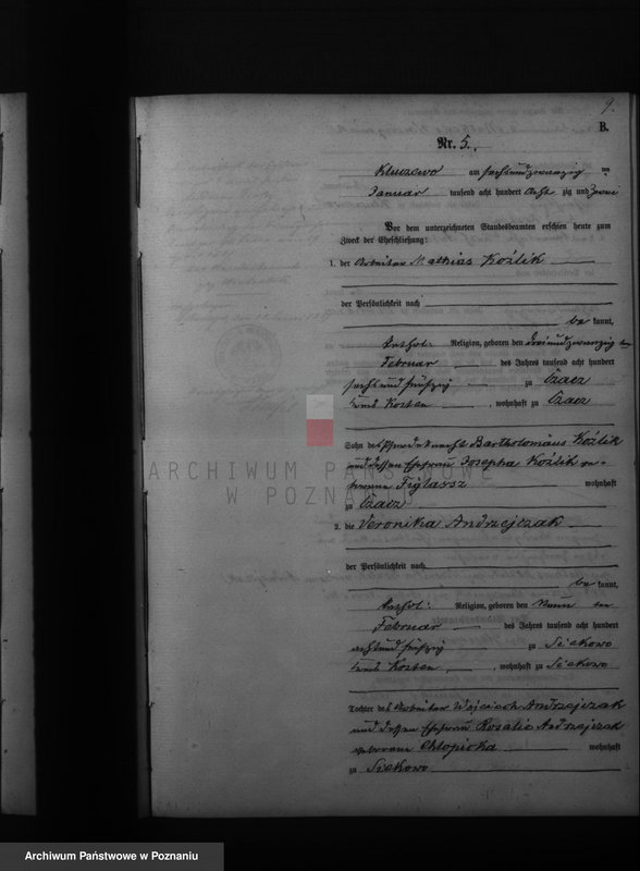 Obraz 10 z jednostki "Księga małżeństw"