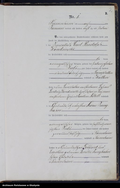 image.from.unit.number "Heiraths-Haupt-Register Nr 1 - 25"