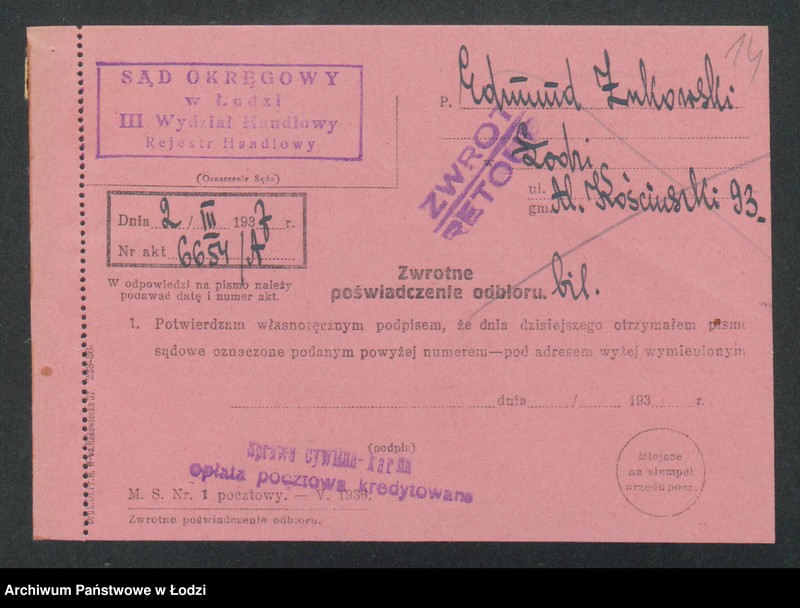 Obraz 16 z jednostki "Edmund Żukowski- Dom Agenturowo-Handlowy"