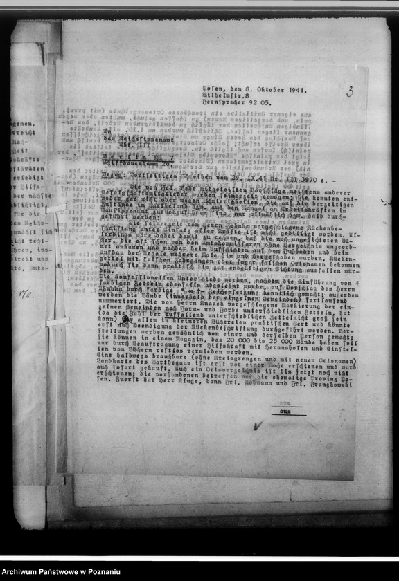 Obraz 7 z jednostki "Sicherung und Verwahrung des Schriftgutes"