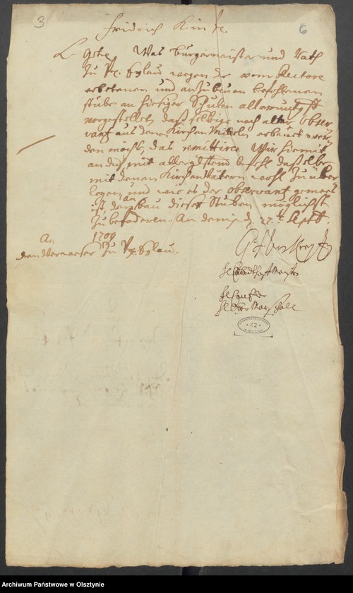 image.from.unit.number "Wegen der Schul=Gebäudes in Pr. Eylau [ Preussisch Eylau /Pruska Iławka]"