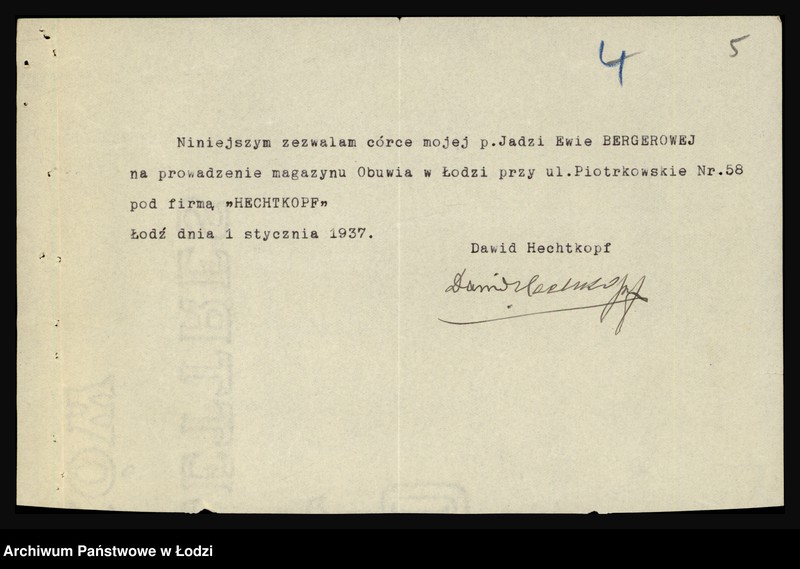 Obraz 7 z jednostki "Hechtkopf- wł. Jadzia Ewa Berger- detaliczna sprzedaż obuwia i pończoch"