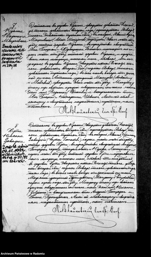 image.from.unit.number "[Duplikat akt urodzonych, zaślubionych i zmarłych parafii Krępa za 1903 rok]"