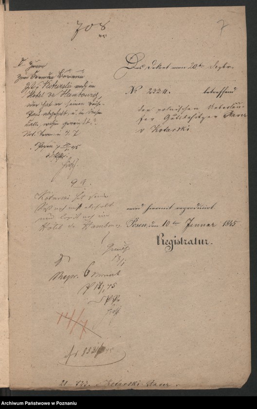 Obraz 10 z jednostki "A. betr. Xawer von Kotarski"