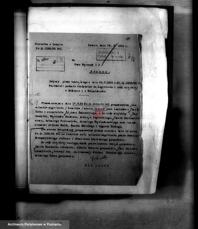 Obraz 15 z jednostki "Członkowie magistratu miasta Święciechowa"