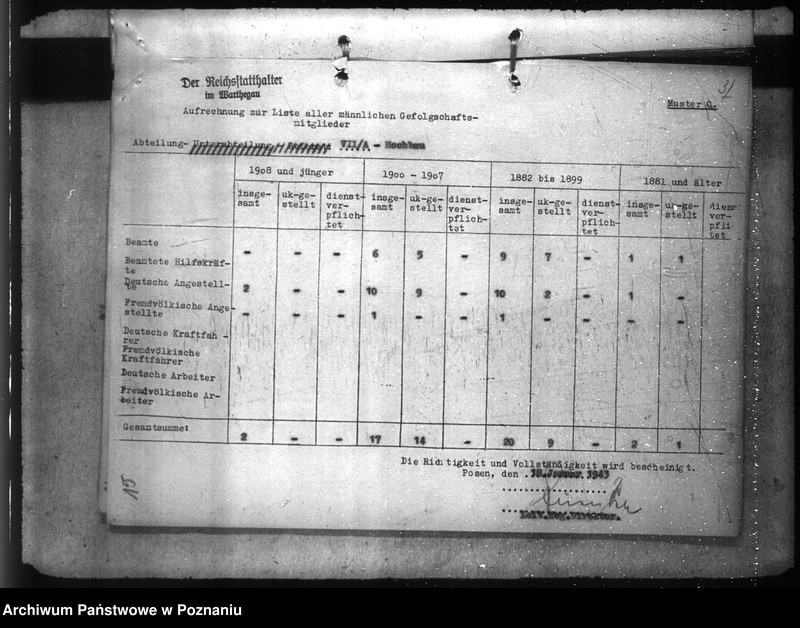 Obraz 20 z jednostki "Geschäftsverteilungspläne der Reichsbauämter"