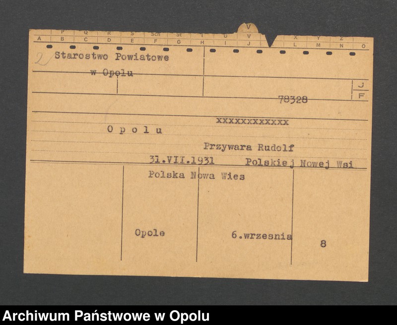 Obraz 4 z jednostki "[Skrzypczyk Franziska, ur. 5.3.1889, zam. Stefanshöh]"