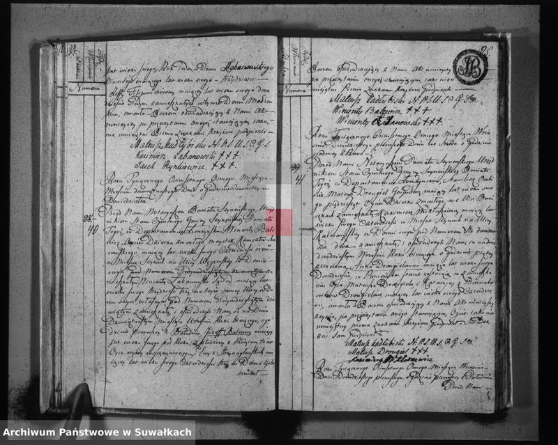 image.from.unit.number "Akta zejścia gminy seyneńskiey 1808"
