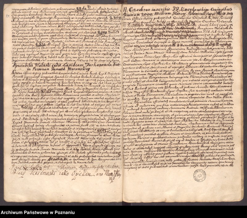 Obraz 11 z jednostki "Liber actorum officii consularis civitatis Posnaniae."